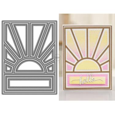 Imagem de DzIxY Placa de fundo de retalhos leves matrizes de corte de metal para kit de fabricação de cartões, conjunto de recortes de papel, estêncil, suprimentos, modelos de máquina