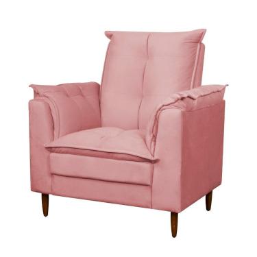 Imagem de Poltrona De Amamentação Confortável Helena Rosa