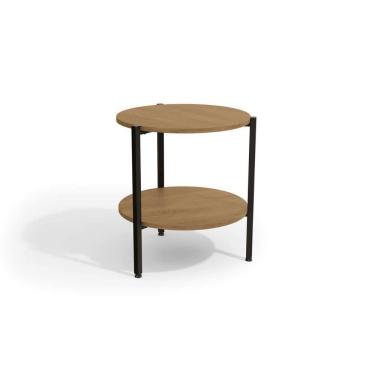 Imagem de Mesa Centro Sala Industrial Li017 Freijo/preto - Kappesberg