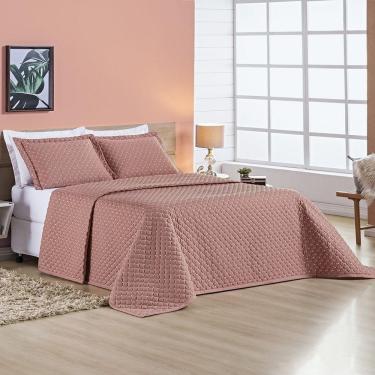 Imagem de Cobre Leito 200 Fios Queen Ravena 03 Peças - Rose