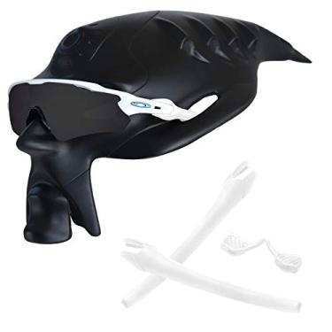 Imagem de RockShell Kits de borracha de substituição para óculos de sol Oakley Radar EV Path/Pitch/Range/Edge, Branco, Tamanho �nico