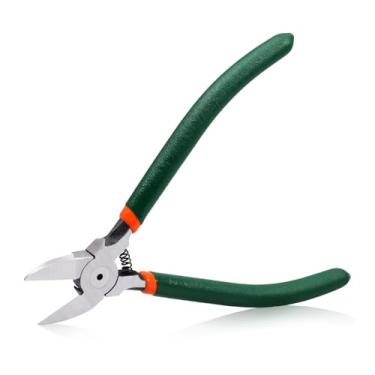 Imagem de Alicate de corte lateral de precisão de 15 cm com ferramentas de precisão funcionais de mola para cortar fios eletrônicos feitos à mão e qualquer necessidade de corte limpo