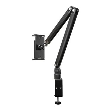 Imagem de Ysyqkn Suporte para Tablet, Suporte de Mesa para Celular, Braço Articulado Giratório, Portátil, Multifuncional, em Liga de Alumínio, Dobrável E a