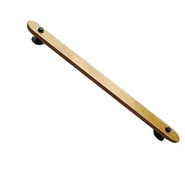 Imagem de Corrimão - Kit completo. Corrimão profissional antiderrapante de madeira maciça corrimão de escada de segurança, casa contra a parede interior loft haste de suporte de corredor de trilho para idosos