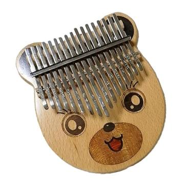 Imagem de Piano de polegar Kalimba para iniciantes Kalimba piano de dedo portátil 17 tons de mogno kalimba