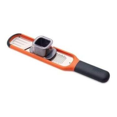 Imagem de Ralador Manual E Fatiador 2 Em 1 Em Aço Inox De Queijo - oem