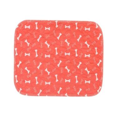 Imagem de Bothyi Tapete higiênico lavável para cães, tapete de treinamento reutilizável para filhotes de pequeno porte, antiderrapante, ideal para cercado, gaiola de, Vermelho