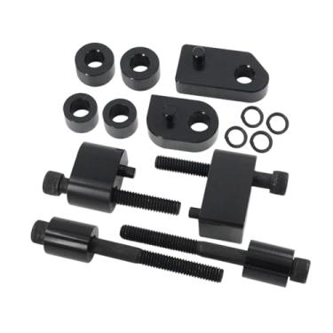 Imagem de Mqetly Kit de extensão do assoalho do lado motorista, incluindo parafusos e espaçadores. Extensores espaçadores para assoalho, Preto