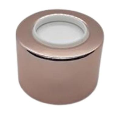 Imagem de Kit 02 Frascos PET Turmalina 200ml para Difusor de Aromas e Sabonete Líquido com Tampa Difusora, Válvula Pump, Bandeja Espelhada e Enfeite de Passarinho(ROSE)