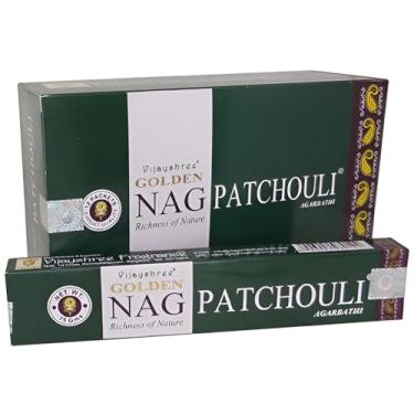 Imagem de Incenso Massala Vijayshree Golden Nag Patchouli Cx.12un.15g