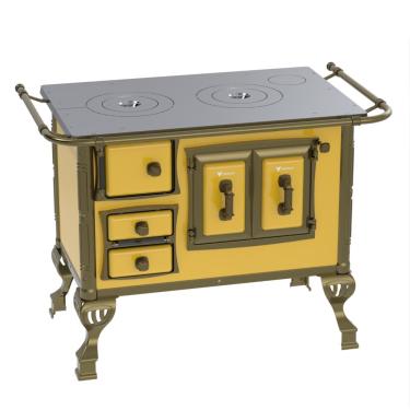 Imagem de Fogao a Lenha Venax n 1 Colonial Amarelo SD