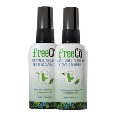 Imagem de Kit 2 Bloqueador de Odores Sanitários FreeCô Original 60ml - Freeco