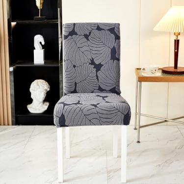 Imagem de Capa protetora de assento de cadeira estampada lavável, capa de cadeira jacquard elástica, resistente a rugas, para hotel, escritório, cerimônia, banquete, festa de casamento - tipo 02||Tamanho