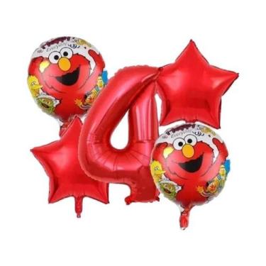 Imagem de Decorações De Festa De Aniversário Infantil Do Sesame Street, Utensíli
