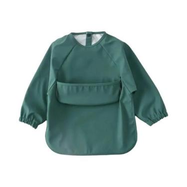 Imagem de Avental De Pintura Impermeável Para Bebês Com Mangas Longas, Acessório