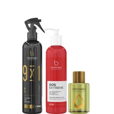 Imagem de Borabella Fluido Brush 300ml + SOS Extreme 240ml + Argan 7ml