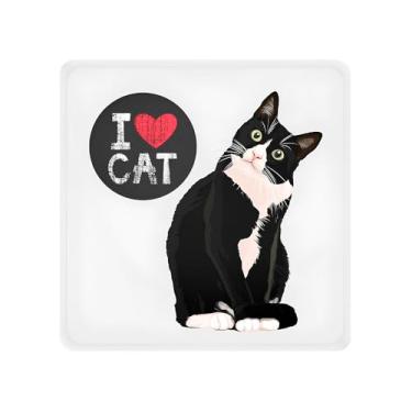 Imagem de Luminária Decorativa I Love Cat USB para Quarto