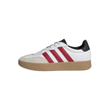 Imagem de adidas Tênis masculino Barreda, Branco/Better Scarlet/Preto, 46