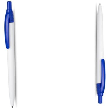 Imagem de Caneta Esferográfica Retrátil Executiva, Azul, Metal e Plástico, Escrita 0.7mm, Acabamento Fosco, Grip Metálico, Design Cilíndrico, para Escrita Geral (azul 2)