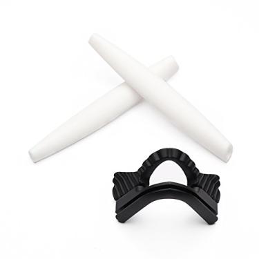 Imagem de Eye Opening Stuff Kits de borracha de substituição para óculos de sol Oakley M Frame/Sweep/Heater/Strike/Hybrid – Branco