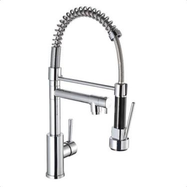 Imagem de Monocomando Misturador Torneira Gourmet Cozinha Água Quente e Fria Ban
