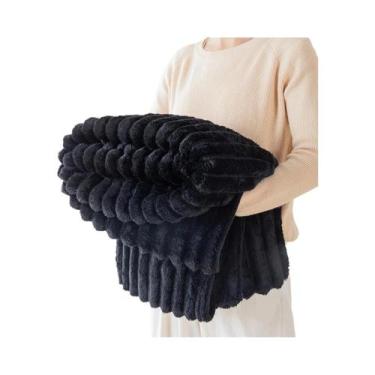 Imagem de Cobertor De Flanela Grosso E Quente Confortável Para Quartos Sofás Cam