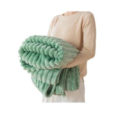 Imagem de Cobertor De Flanela Grosso E Quente Confortável Para Quartos Sofás Cam