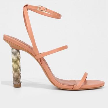 Imagem de Sandália Santa Lolla Salto Alto Fino Hotfix Feminina-Feminino