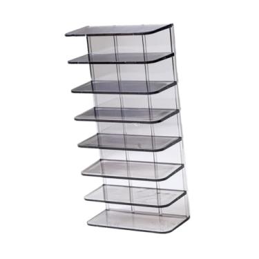 Imagem de YIJU Vitrine para Exibição de Carrinhos de Brinquedo em Escala 1/64, Caixa de Exposição para Miniaturas de Brinquedos Colecionáveis, Preto Claro