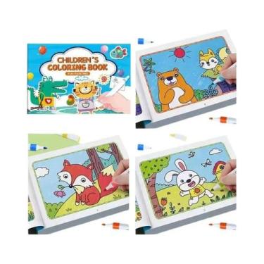 Imagem de Livro De Colorir E Desenhar Para Crianças, Animais, Educação Infantil,