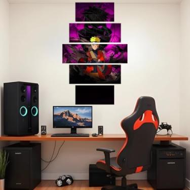 Imagem de Quadro decorativo Mosaico Anime - 5 peças - Sasuke, Kakashi, Akatsuki, Itachi, Hokage - 00 (14)