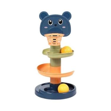 Imagem de Brinquedo Educativo Montessori Para Bebês, Torre De Pista De Bolas Rol