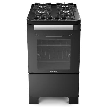Imagem de Fogão 4 Bocas Itatiaia Itamaster Com Mesa de Vidro Temperado