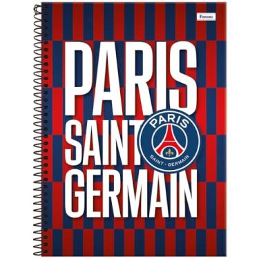 Imagem de Foroni - Caderno Univ 160Fls 10M Capa Dura Paris Saint Germain Foroni 3370967