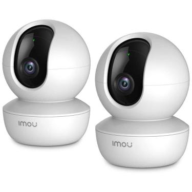 Imagem de Câmera de Segurança Doméstica com Visão Noturna, Áudio Bidirecional, Detecção Humana, 2UN, Imou, Branca