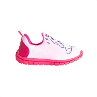 Imagem de Tênis Jump Kids Baby Fun Rosa Branco Com Estampa, Rosa, 23