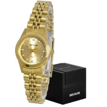 Imagem de Relógio de Pulso Feminino Pequeno Seculus Resistente-Feminino