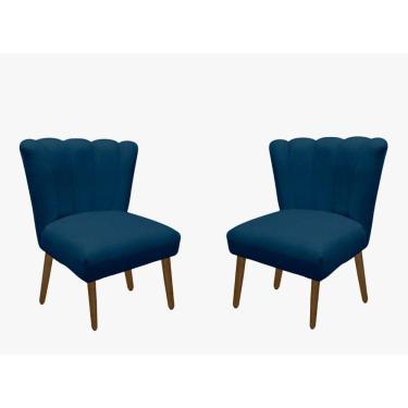 Imagem de 02 Cadeira Pétala Flor Para Sala de estar Penteadeira