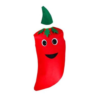 Imagem de Vaveren Fantasia de Vegetal para o Halloween: Lindo Macacão para Festa à Máscara e Brincadeiras de Faz de Conta, Pimenta