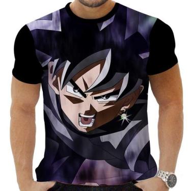 Imagem de Camiseta Camisa Personalizada Anime Clássico Dragon Ball Goku Black 08