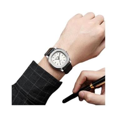 Imagem de Relógio Esportivo Masculino Casual Com Pulseira De Couro 2024 Moda Cow