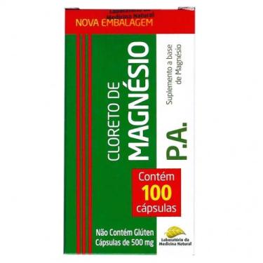 Imagem de Cloreto De Magnésio P.A 500mg 100Cps - Medinal