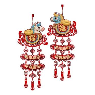 Imagem de Sclmgo Decoração de Ano Chinês para Pendurar, Enfeite Criativo para Porta de Entrada, Ou Casa de Campo em Feriados, Style a, Tamanho real