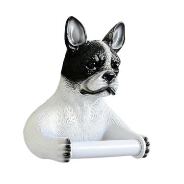 Imagem de IEUDNS Suporte para Papel Higiênico, Ornamento Decorativo, Organizador Portátil e que Economiza Espaço para Banheiros, Garagens e Casas de Campo