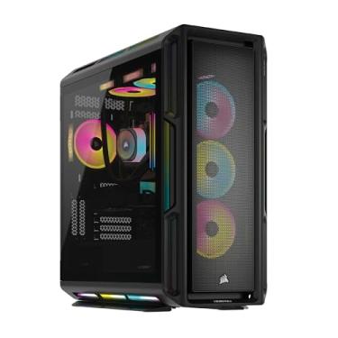 Imagem de Corsair Vengeance i8200 PC para jogos – CPU Intel® Core™ i9 14900KF resfriada a líquido – GPU NVIDIA GeForce RTX 5080 – 64GB Dominator Titanium RGB DDR5 Memory – SSD M.2 2TB 2TB – Preto