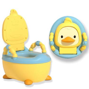 Imagem de Troninho Penico Sanitário Infantil Privadinha Patinho Feliz - Topakids