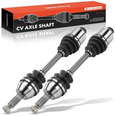 Imagem de A-Premium Par (2) Conjunto de eixo CV traseiro compatível com Polaris Sportsman 700 2002, lado do motorista e do passageiro, substituição # 1380157