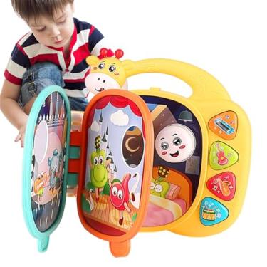 Imagem de Livros Falantes Infantis, Brinquedo Sensorial Com E Luz, Brinquedos Musicais de Aprendizagem, para Meninos Meninas Pré-Escolar Creches Casa Viagem Educação Domiciliar Jardim de Infância