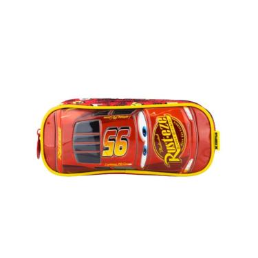 Imagem de Estojo Escolar Duplo Carros Luxo 3D Mcqueen  14916