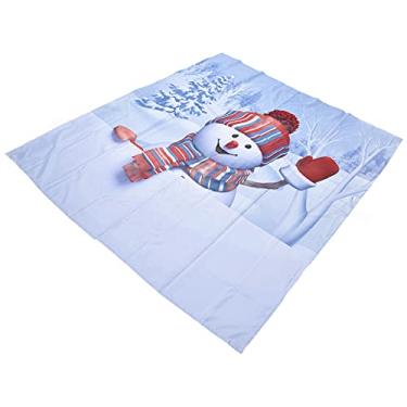 Imagem de aqxreight Cortina Blackout Com Impressão Digital Padrão de Boneco de Neve Cortinas de Janela Persianas para Quarto Sala de Estar150x166cm Natal 4 Textura Clara Fácil Obras de Arte Solares Os Pisos